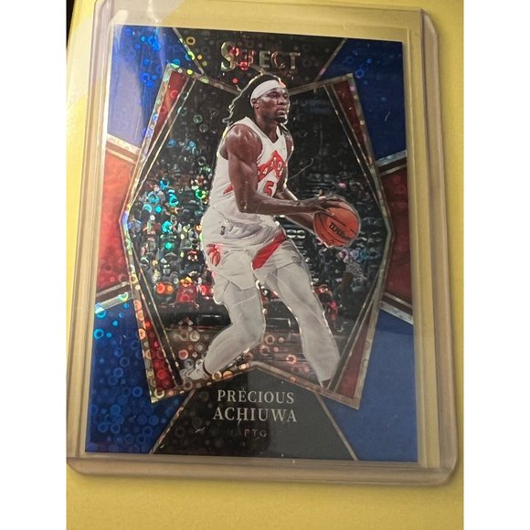 Precious Achiuwa 2021-22 Panini Select Blue Disco Prizm #'d 5/25